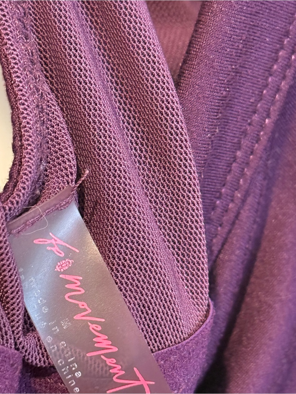 FP Movement Purple Athletic Dress Romper Built In Shorts Medium - Picture 4 of 6
